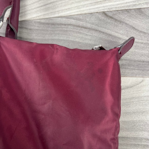 Aimee Kestenberg Duffle Tote Bag Womens Red Double Handle Inner Pockets Travel - Picture 16 of 16